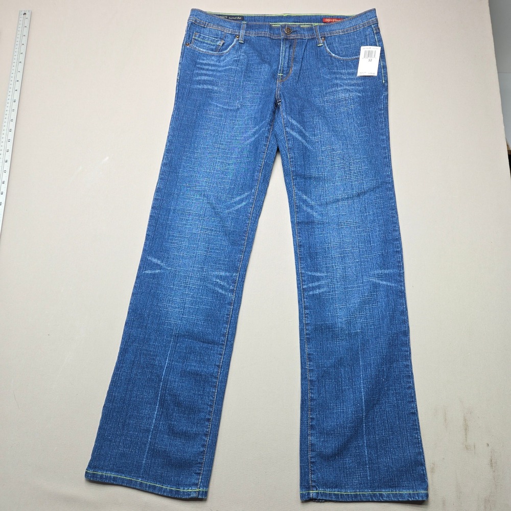 Citizens of Humanity Jeans Ingrid 002 Low Waist Flare Pacific Blue Womens 32